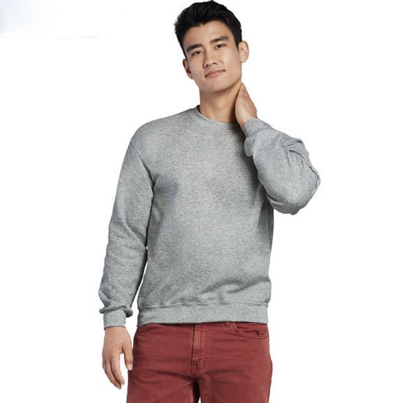 

new foreign men's designer jumper brand printing blank sweater men women round neck sweatshirts drop shipping, Black
