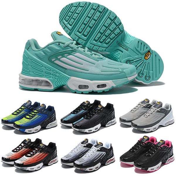 

blue red spider plus tn 3 men running shoes hyper royal jade triple white black yellow logo women sport sneakers us 5.5-11