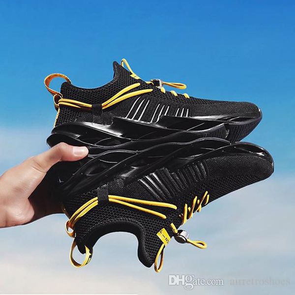 

brand men breathable casual shoes black white red fashion mens trainer men athletic sports sneaker size 40-44