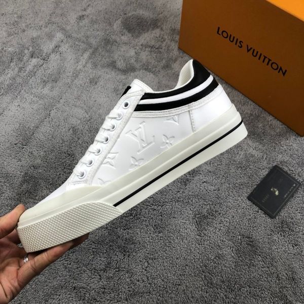 

e7 personality fashion casual men's shoes luxury lace-up running men's shoes original box packaging zapatos hombre, Black