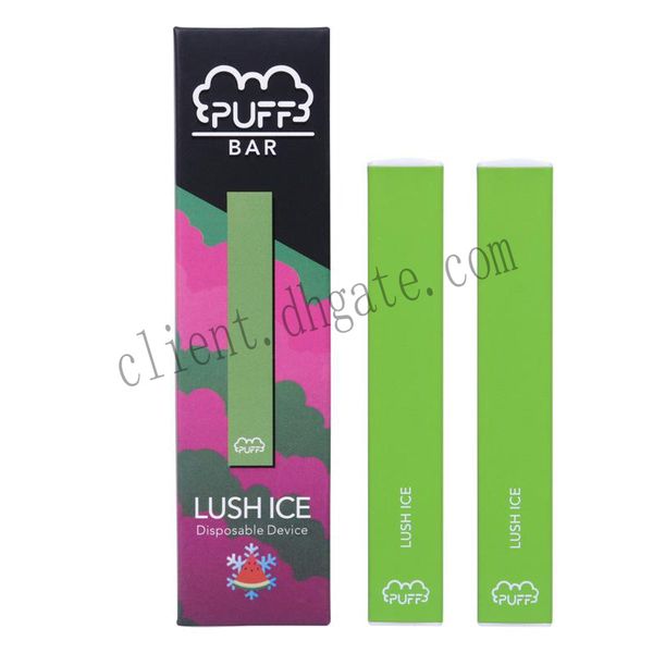 

Vape Puff Bar Disposable Pod 280mAh Battery 1.3ml Cartridge Vape Device Lychee Ice Lush Ice Blueberry Mango