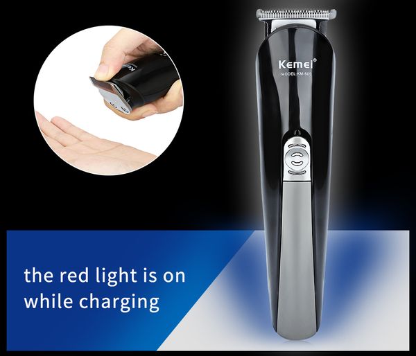 

km-600 rechargeable hair clipper professional 6 in 1 hair trimmer electric shaver nose beard trimmer men styling tools bdegarden oocat