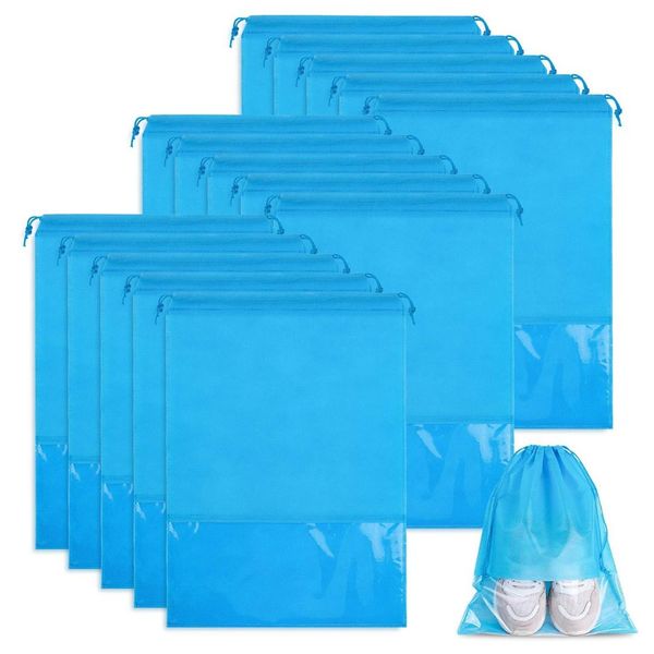 

15pcs / комплект thicker обуви belt путешествий сумка для хранения tote пояс для хранения путешествий портативный нетканые обложка нетканые