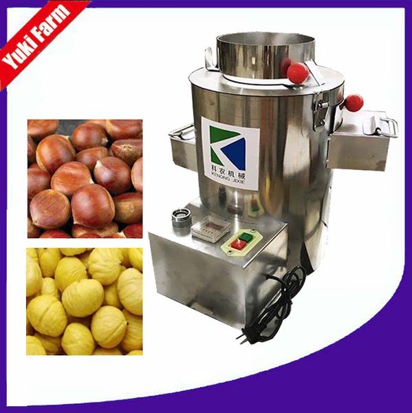 automatic chestnut peeling machine small chestnut peeler commercial