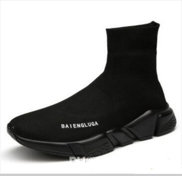 

Good Quality Red black Speed Trainer Casual Shoe Man Woman Sock Boots With Box Stretch-Knit Casual Boots Race Runner Cheap Sneaker High aa3