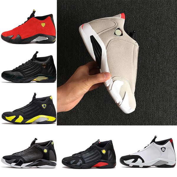 

14 xiv oxidized green indiglo thunder playoffs black toe red suede 14s men basketball shoes sneaker last ssport shoes designer trainers