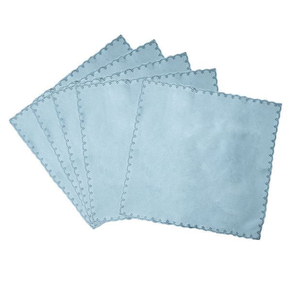 

5pcs silver polish cloth & cleaning cloth ultimate woodwind cleaner
