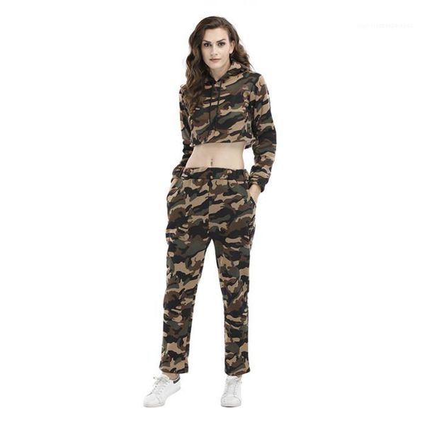 

designer hooded long sleeve short designer long sleeve pants fsahion style female clothing womens camouflage print designer tracksuits short, Gray