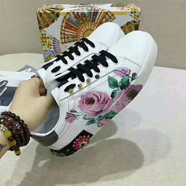 

selling 2018luxury brands the classic low-white leather sneaker with web detail womens outdoor canvas casual shoes fc180408021, Black