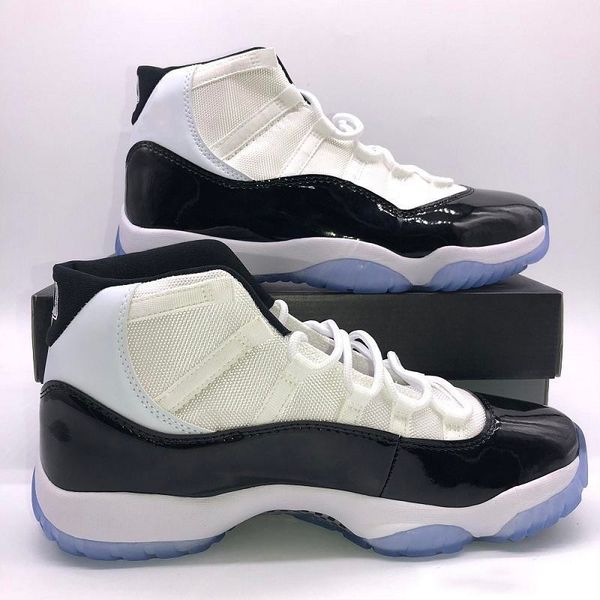 

with box concord high 45 cap and gown xi 11s 11 men women basketball shoe gym red platinum tint trainer sports athletic sneakers