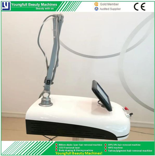 

super fast co2 fractional metal rf co2 laser beauty salon equipment for skin resurfacing pigment removal, Black