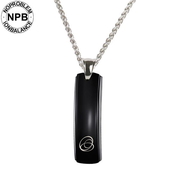 

noproblem 015 antifatigue magnetic far infrared ray power infinity 99.999% pure germanium bead pendant necklace, Silver