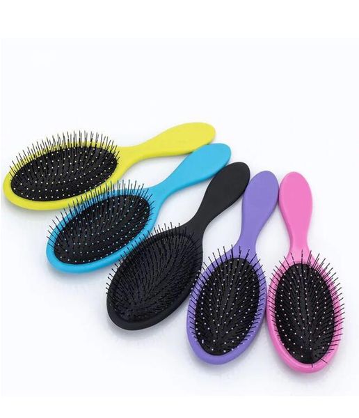 

расческа для волос расческа салон новинка detangling kids нежные женщины мужчины расчески tangle wet dry bristles ручка tangle расчесывание, Silver