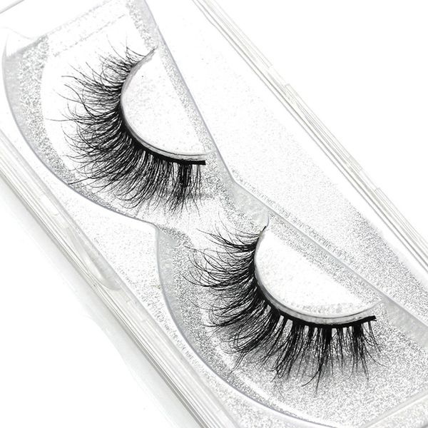 

3 pairs thick long cross party false eyelashes black band fake eye lashes magnetic eyelashes natural hair eye lashes glue #05