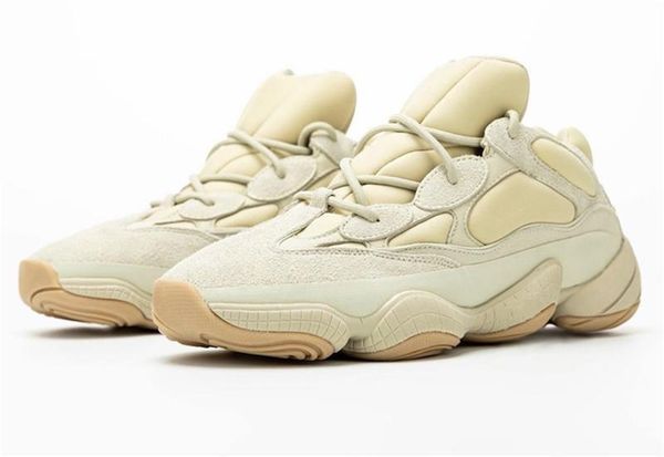 

2020 originals 500 stone fw4839 wave runner kanye west salt super moon yellow utility black blush authentic sports sneakers size 5 -12
