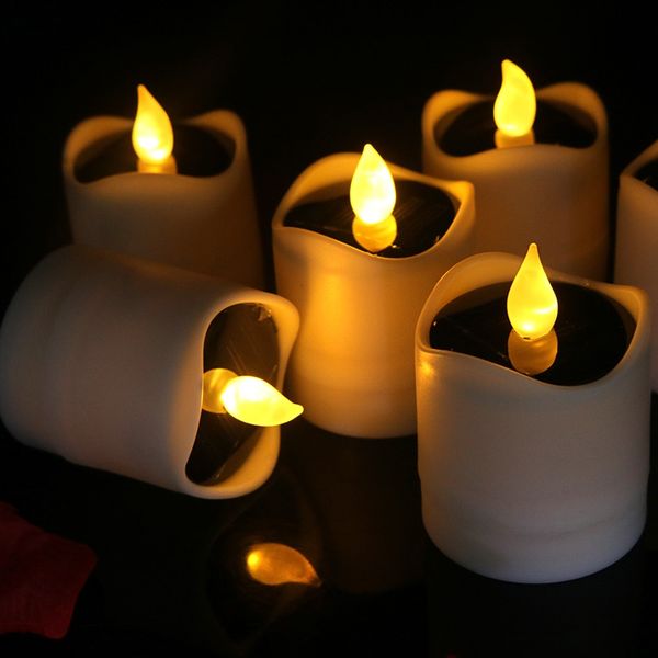 

realistic and bright flickering bulb flameless led tea light for seasonal & festival celebration candles