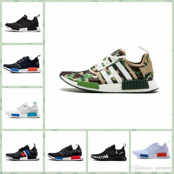 

andr1a 2019 nmds r1 oreo runner nbhd primeknit og тройной черный camo кроссовки мужские женские кроссовки скидка дешевые спортивная обувь та