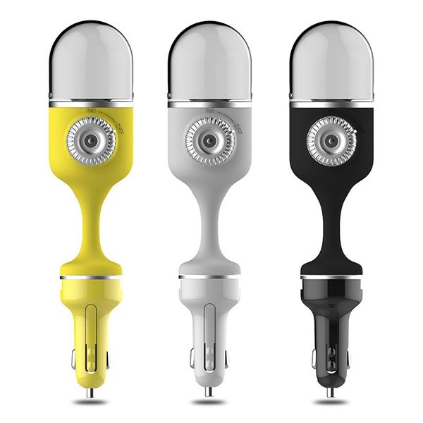 

new multifunction car aroma humidifier usb charger humidifier purifier ultrasonic mini air with led light