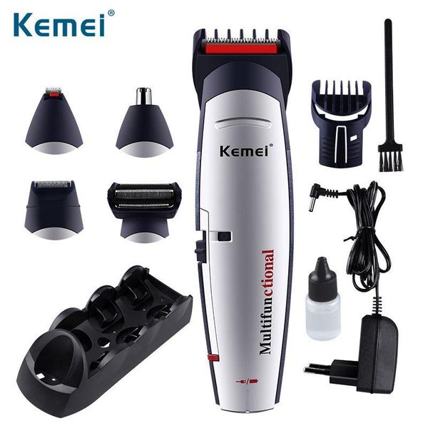 

kemei km-560 five-in-one container set haircut shaving repair nose hair shaver ing