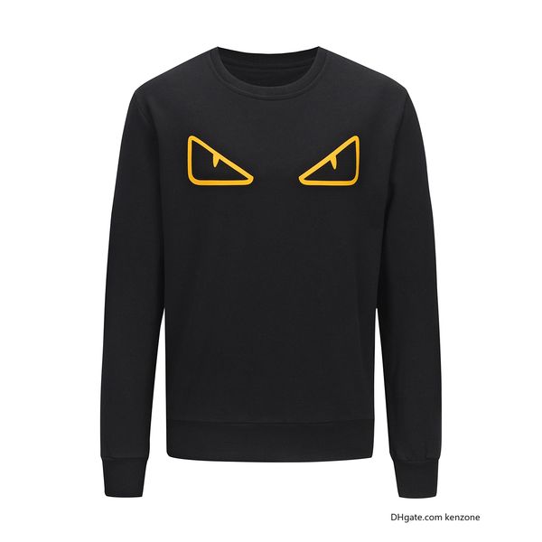

fendi men fendi mens roma дизайнер толстовка толстовка печататься глаз мужчины женщины свитер с длинным рукавом пуловер марка толстовки хип, Black