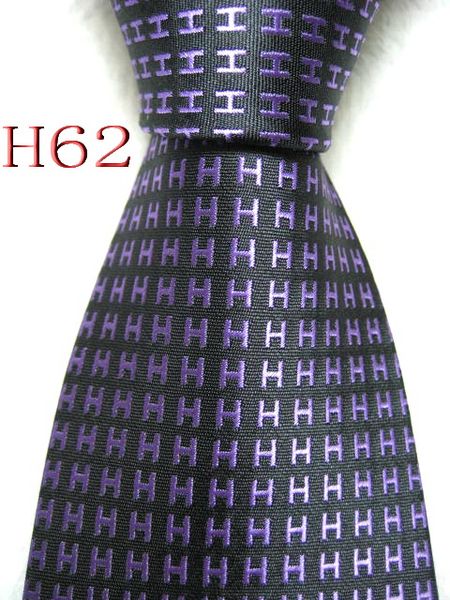 

H62 # 100% шелк жаккард тканого Handmade Мужского Галстук