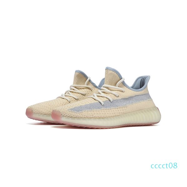 

wholesale kanye west yecheil clay black static yeezreel glow men women running shoes sesame blue tint zebra cream men traieners size 13 ct08