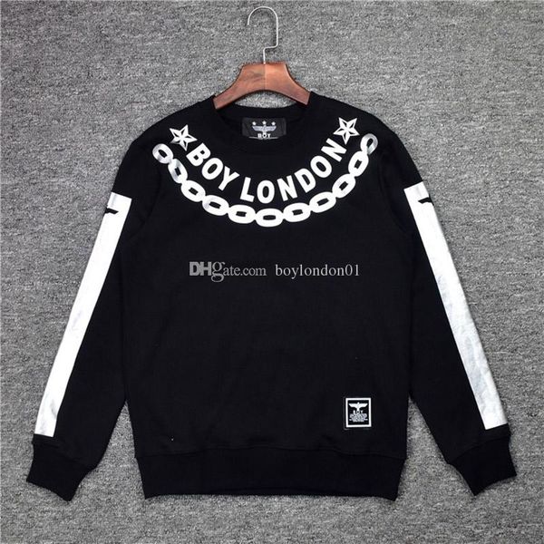 

boy london boy london mens конструктора толстовка мужской моды высокого качество by толстовка мужчины женщина зима и осень повседневный толс, Black