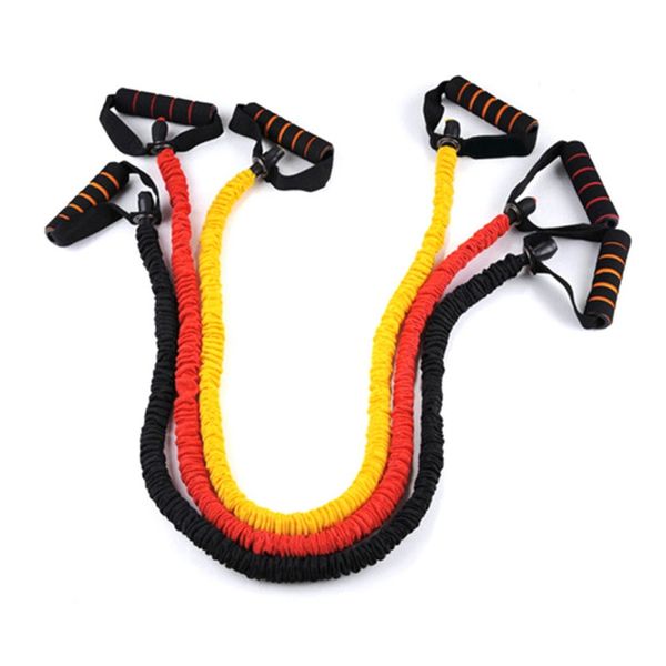 

2020 sell yoga gym fitness resistance chest expander rope workout muscle fitness rubber elastic bands for sports exercise x