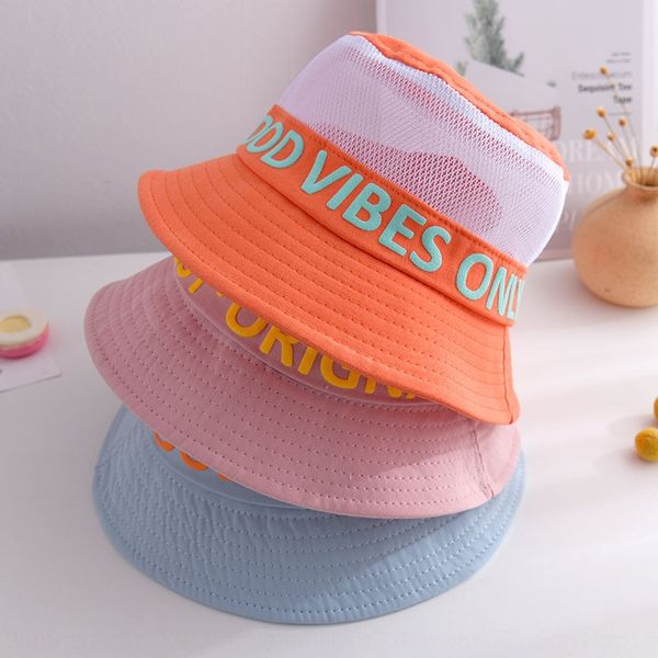 

summer thin children's fisherman babies fisherman sun baby sun ' breathable sunshade net outdoor travel sunshade hat babies, Blue;gray
