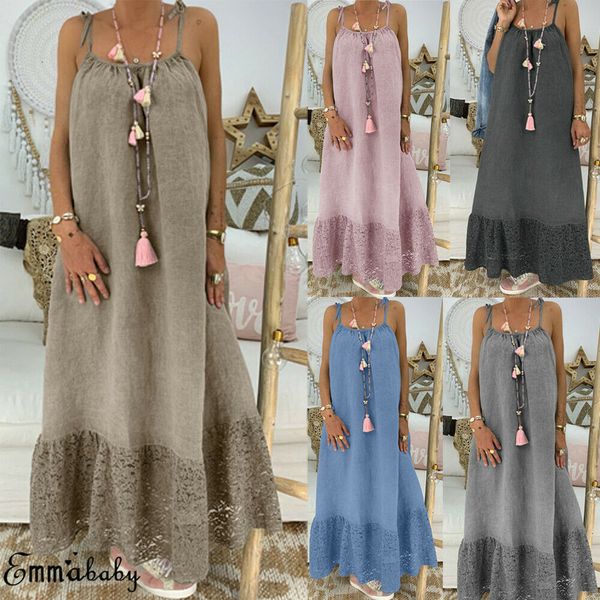 

женщины дизайнер одежды женщины длинные maxi платья sexy бретелек полиэстер пляжа maxi лета женщин backless вскользь свободные платья плюс р, Black;gray