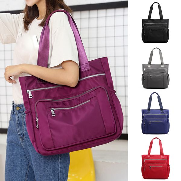 

women's ladies fashion retro solid capacity shoulder crossbody casualÂ bags