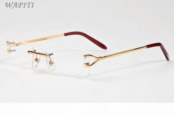 

glasses frame clear lenses sunglasses for women luxury buffalo horn glasses mens designer sunglasses with rimless gold eyeglasses fr, White;black