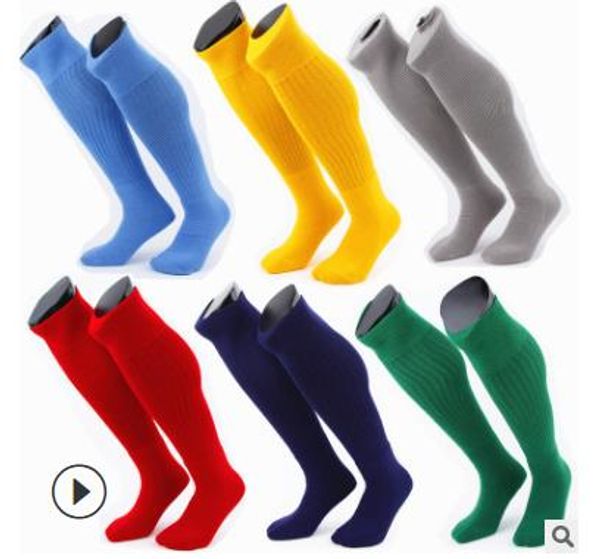 Großhandels-Männer reine Farben-Knöchel-lange über Knie-Fußball-Baseball-athletische Sportsocken