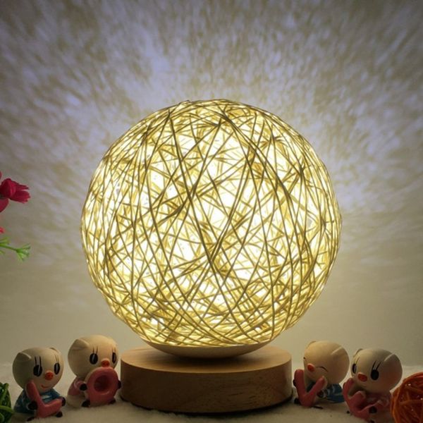 

led moon light 3d print magical projection night light lamp desk ball light touch switch home decor creative gift