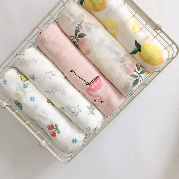 

muslin cotton newborn infant boy girl swaddle baby soft blanket parisarc wrap