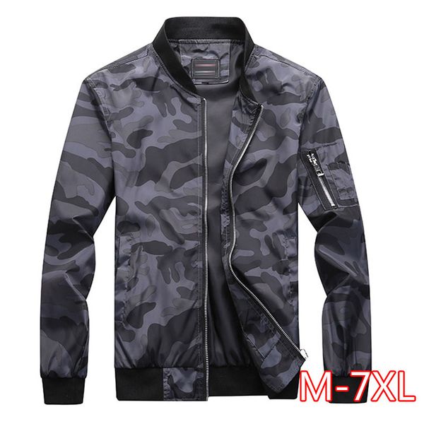 

m-7xl new autumn men's camouflage jackets male coats jacket mens brand clothing outwear plus size m-7xl 2020, Black;brown