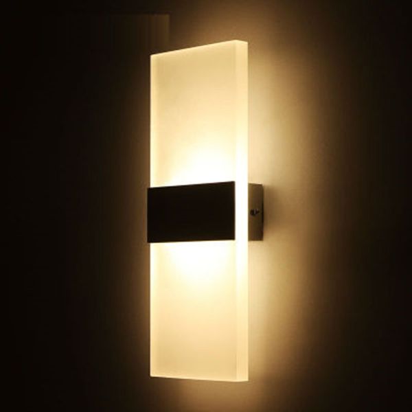 

modern minimalist led acrylic wall light ac85-265v 14/22 /29/40cm l home hall corridor aisle stairs bedside led wall light