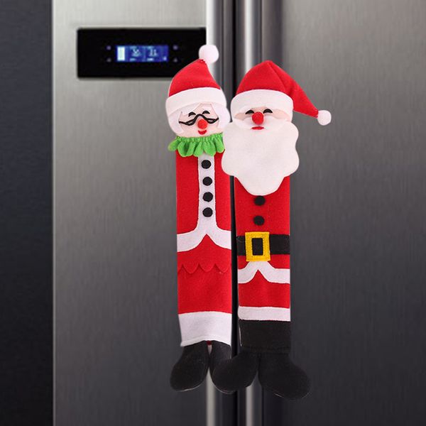 2019 Christmas Decoration Door Handle Covers For Kitchen