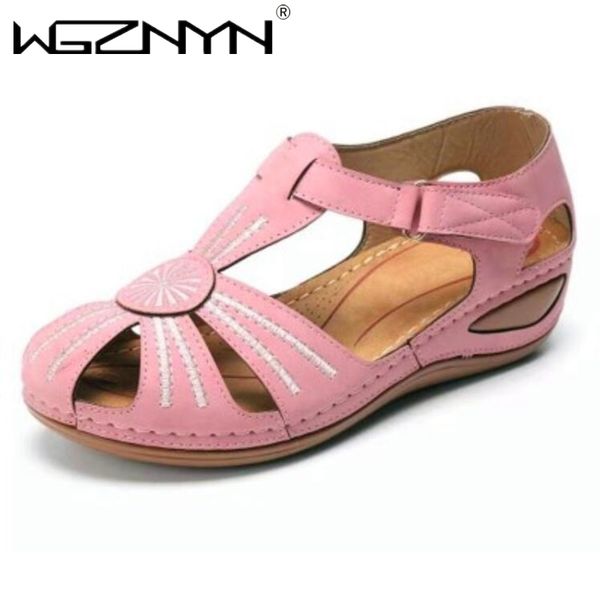 

new women sandals summer outdoor shoes woman soft bottom wedges shoes for women platform sandals heels gladiator sandalias mujer, Black