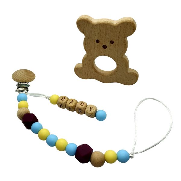 personalised wooden teether