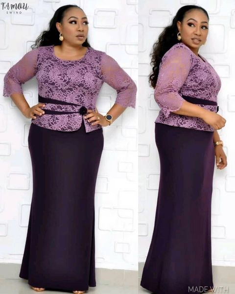 

african платье xl ~ 4xl мода платья, элегантные длинные рукава африканские традиционные платья для леди кружева женщин, Black;gray