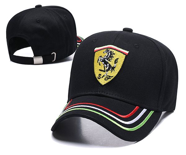 

adjustable f1 cap snapback hats baseball caps for men women sport hip-hop mens womens bone gorras casquette caps ing, Black;white