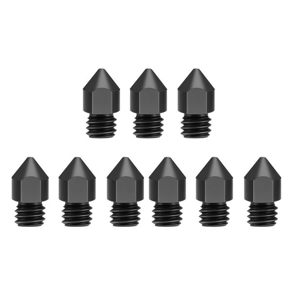 

9pieces 3d printer mk8 extruder nozzle print head for 1.75mm filament