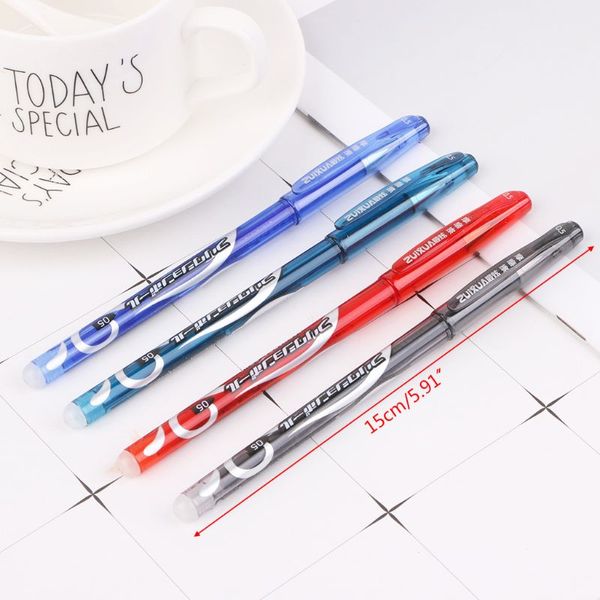 12 Pcs 0.5mm Erasable Pen Gel Ink Pens School Students Kids Stationery Blue