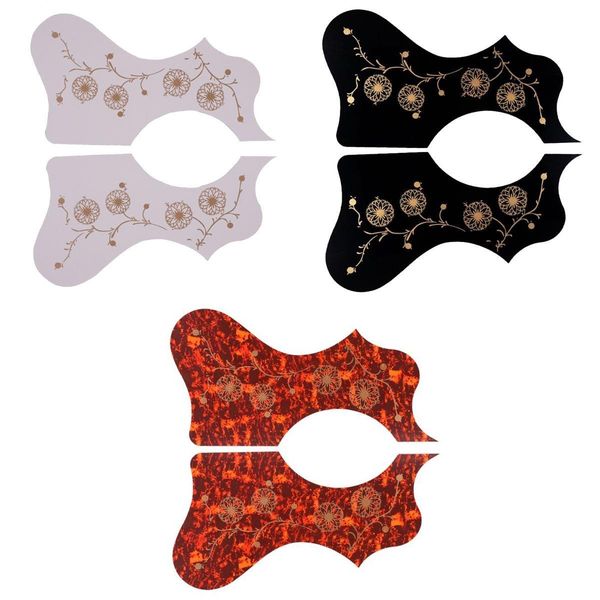 

6pieces 41\" acoustic guitar pickguard flower anti-scratch folk guitar hand
