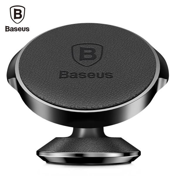 Baseus Small Ears Серия Держатель для телефона с магнитным креплением из натуральной кожи (вертикальный тип)