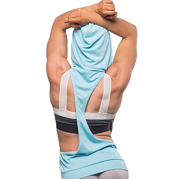 

women yoga gym sports vest sleeveless shirts tank sport fitness women running clothes singlets, White;red