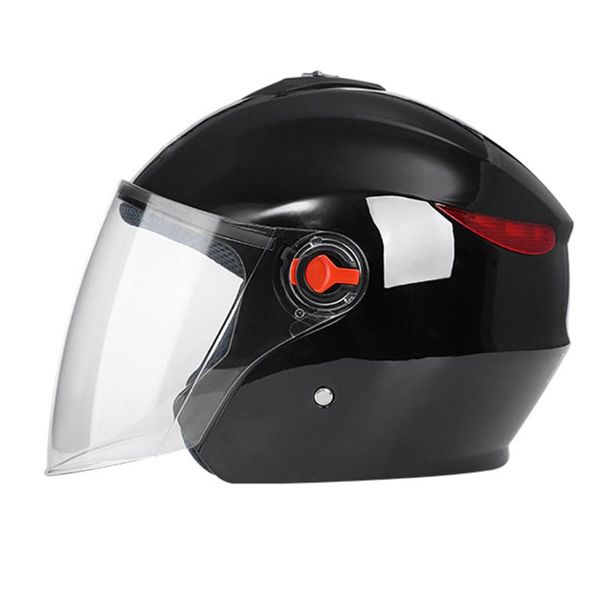 

warm windproof motorcycle helmet anti-fog scooter open face cap with sunshield l9bc