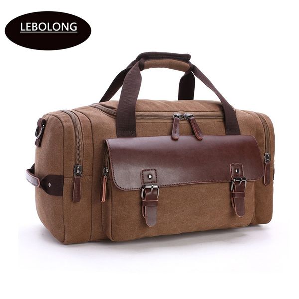 

большая емкость мужская ручная багаж дорожные сумки холст сумки многофункциональный путешествия твердые холст ручная сумка