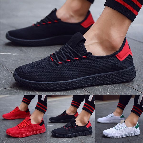 

muqgew men's summer running mesh shoes students breathable sports and leisure shoes running #0716